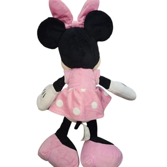 Disney Minnie Mouse 16" Baby Pink W/Polka Dots Stuffed Toy Plush - Picture 2 of 7